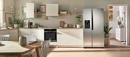 Холодильник Gorenje SBS 179x68x91см 2 двері Х-368 л М-167 л A++ NF Plus Інвертор диспенсер Дисплей сірий (NRS9EVX1) - мініатюра 5