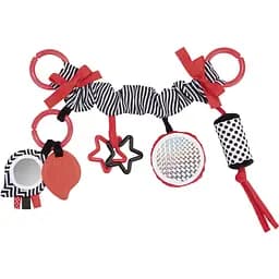 Підвіска до візка з брязкальцем Canpol babies Sensory Toys, червоний (68/071_red)