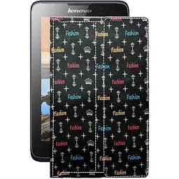 Чохол StatusCASE з екошкіри для планшету Lenovo Idea Pad A3500 Фешн чорний