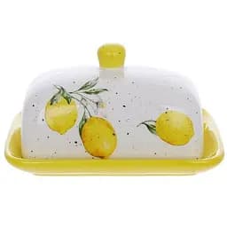 Маслянка керамічна BonaDI Соковиті лимони 12.5х17х9 см (DM009-LM)
