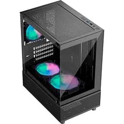 Корпус 1stPlayer Mi2-A-BK-2F7R-1F7 Black [134412] - мініатюра 2