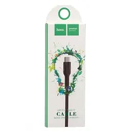 USB Cable Hoco U31 Benay Type-C Black 1m - мініатюра 2