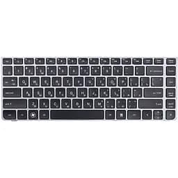Клавіатура для ноутбука HP ProBook 4330S, 4435S чорний, сірий фрейм