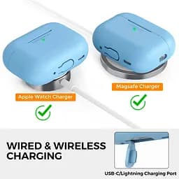 Чохол AhaStyle Colorful Silicone Case для AirPods Pro 2 Sky Blue [CP-187-2-C-SB] [133847] - мініатюра 5