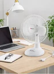 Вентилятор настільний DOMOTEC MS-1626 White з автоповоротом 3 режими 40 Вт - мініатюра 4