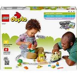 Конструктор LEGO DUPLO Інтерактивний пригодницький потяг 57 деталей (10427) - мініатюра 2