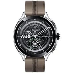 Смарт-годинник Xiaomi Watch 2 Pro Bluetooth Silver Case with Brown Leather Strap (1006733) - мініатюра 2