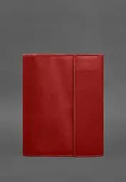 Шкіряна папка для документів "Сімейна" А4 Червона