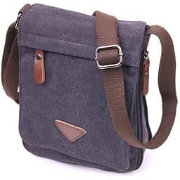 Вертикальна чоловіча сумка текстильна 19х14х2 см Vintage 19х24х2 см sum0021452