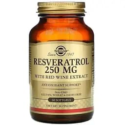 Ресвератрол Solgar 250 мг 60 капсул