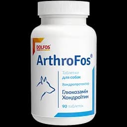Вітамінно-мінеральна добавка Dolfos ArthroFos для опорно-рухової системи собак 90 таблеток (139-90)