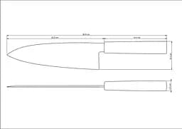 Ніж для суші SUSHI, 203 мм TRAMONTINA kuh0016860 - мініатюра 2