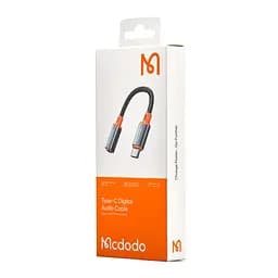 Кабель Mcdodo Castle Series Type-C to 3.5 мм Female Cable 11cm CA-7561 Чорний - мініатюра 2