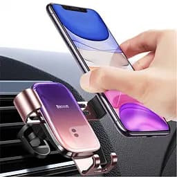 Тримач в машину Baseus Glaze Gravity Car Mount pink (29242) - мініатюра 6