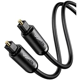 Аудіокабель Ugreen AV122 Toslink Optical Audio Cable 2 м чорний (UGR-70892)