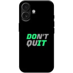 Чохол Demsky Don't quit для Apple iPhone 17 (6.3)