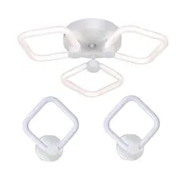 Комплект LED-освещения G 2589: Припотолочная люстра 42W + 2 Светильника 14W