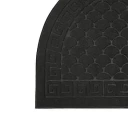 Килимок придверний Eco Fabric Луска півколо без кромки чорний 40 х 60 см (4060-017) - мініатюра 5