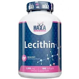 Лецитин Haya Labs Lecithin 1200 мг 100 гель капсул