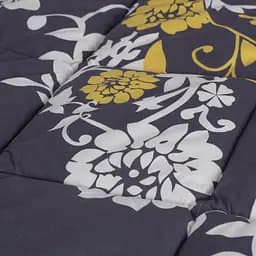 Ковдра ТЕП Шик Flora вовна 400г/м 200x210 см темно-синій (1-02564_34348) - мініатюра 4