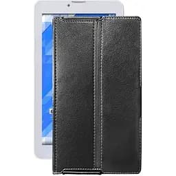 Чохол StatusCASE з екошкіри для планшету Pixus Play V4.0.7 3G Чорний глянець