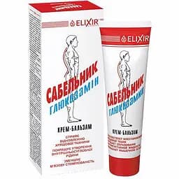 Крем-бальзам Elixir Сабельник з глюкозаміном 75 мл