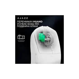 Мишка Ajazz AJ139 V2 MC Wireless/Bluetooth/USB White (AJ139-V2-MC-W) - мініатюра 7