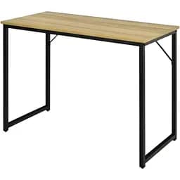 Письменный стол Costway Homart со стальным каркасом натуральный