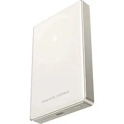 УМБ Choetech Magnetic Wireless 10000mAh 20W PD Qi-15W USB-C In/Out, тонкий, Beige (B739-CCCWH) - мініатюра 5