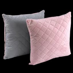 Подушка декоративна Руно Pink and Grey ромб 40 х 40 см (311.55 Pink and Grey ромб)