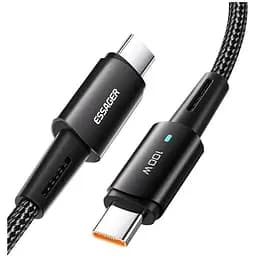 Дата кабель USB-C to USB-C 0.5m 100W black Essager (EXCTT1-CGB01)
