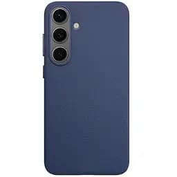 Шкіряний чохол Leather Case (AAA) для Samsung Galaxy S25 Dark Blue