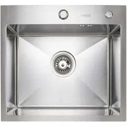 Кухонна мийка Platinum Handmade з нержавіючої сталі 3 мм прямокутна 50x45x22 см (000033605)