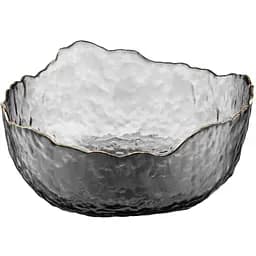 Салатник стеклянный Ardesto 19,5 см Bell Серый AR5007