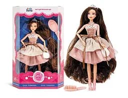 Лялька колекційна Kids Hits "Emily Romantic Princess" з аксесуарами (сумочка, гребінець), рухливі частини тіла, в коробці KH23/008