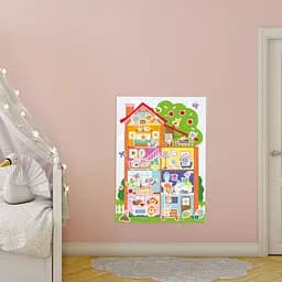 Набір для творчості з наліпками SES Creative My first Затишний Будинок (14476S) - мініатюра 4