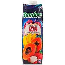 Нектар Sandora Смаки світу Carnival of Latin America Банан-папая-лічі неосвітлений стерилізований 950 мл