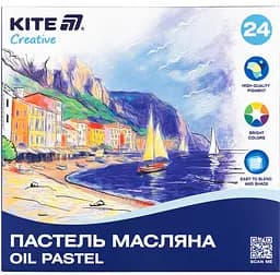 Пастель масляна Kite Creative 24 кольорів (K-200-24)