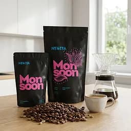 Кава в зернах NewTea Monsoon, 1 кг - мініатюра 2