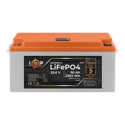 Акумулятор LP LiFePO4 для ДБЖ LCD 24V (25,6V) - 90 Ah (2304Wh) (BMS 150A/75А) пластик