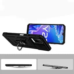 Панель BeCover Military для Vivo Y33s / Y21 Black (708834) - мініатюра 2