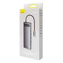 Хаб розгалужувач Baseus Metal Gleam 12-in-1 (WKWG020213) - мініатюра 3