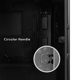 Корпус Chieftec APEX GA-01B-TG-OP 4x120 мм A-RGB, USB-C, E-ATX, без БЖ, Black (GA-01B-TG-OP) - мініатюра 6