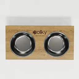 Hollky Base M — миски на підставці для середніх собак та великих котів (2 × 0,95 л) - мініатюра 8