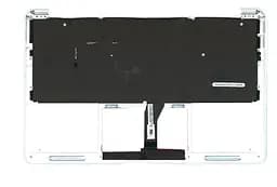 Клавіатура Apple MacBook Air 2012+ (A1465) Black, (Silver TopCase), UA (горизонтальний ентер)