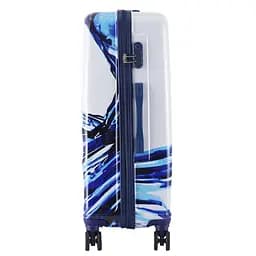 Валіза велика Semi Line 28 дюймів (L) Polycarbonate/ABS-Plastic White/Blue Print (T5653-3) - мініатюра 4