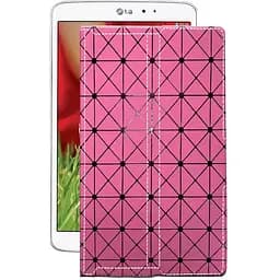 Чехол StatusCASE из экокожи для планшета LG G Pad 8.3 v500 Розовый ромб