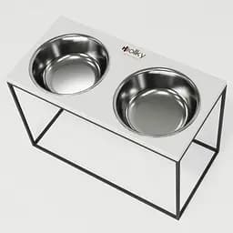 Hollky Base XXL40 — миски на підставці для дуже великих собак (2 × 2,8 л) - мініатюра 8