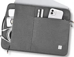 Чохол-сумка WiWU Alpha Slim Sleeve для Apple MacBook 15.6`/16` Grey [77773] - мініатюра 3