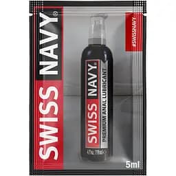 Пробник анального лубриканту на силіконовій основі Swiss Navy Premium Anal 5 мл
